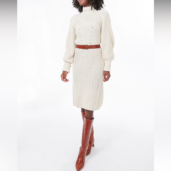 MOON RIVER

Cream Sweater Dress - Picture 3 of 12